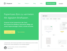 Tablet Screenshot of dropscan.de